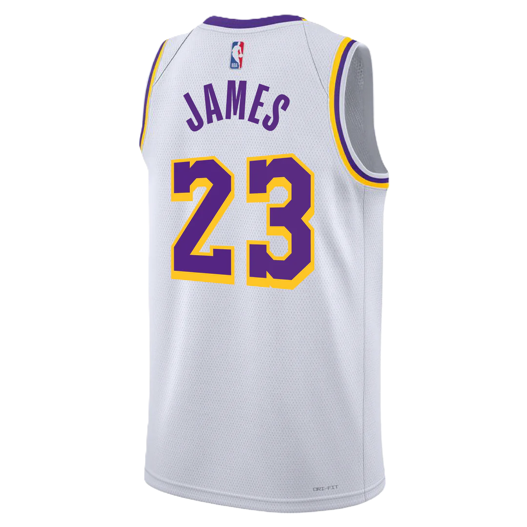 LeBron James #23 Los Angeles Lakers 2023-24 Jersey - Association Edition