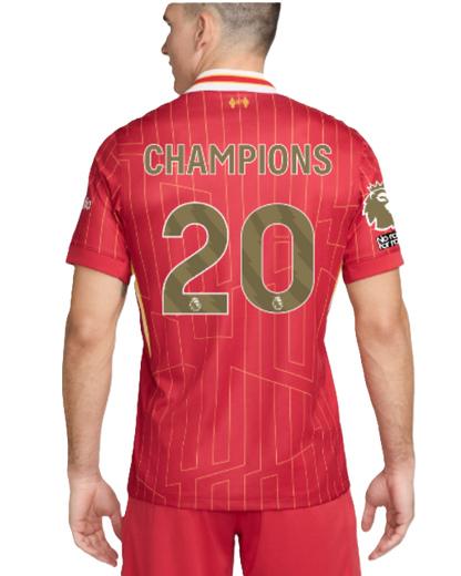 Liverpool 24/25 Jersey Home Edition - CHAMPIONS 20