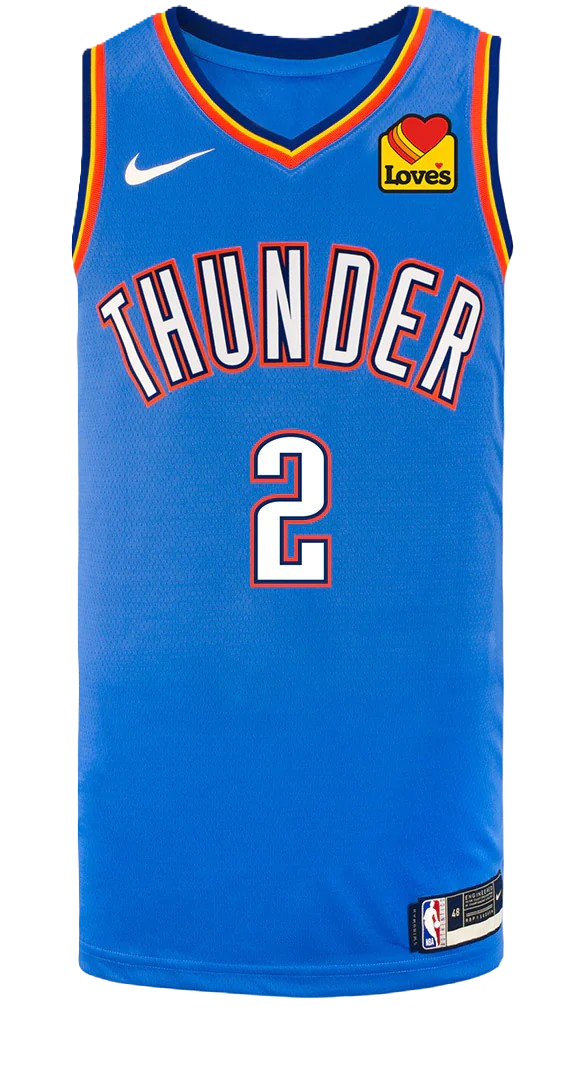 Oklahoma City Thunder 2024-25 Jersey - Icon Edition