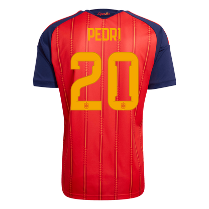 Spain PEDRI #20 2026 World Cup Home Jersey