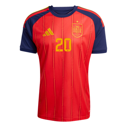 Spain PEDRI #20 2026 World Cup Home Jersey