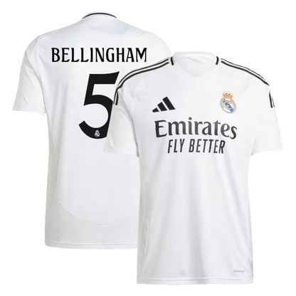 Real Madrid BELLINGHAM #5 2024/25 Jersey Home Edition
