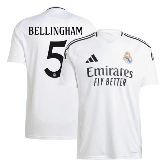 Real Madrid BELLINGHAM #5 2024/25 Jersey Home Edition