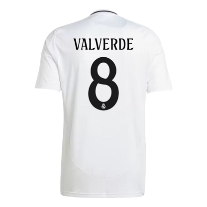 Real Madrid VALVERDE #8 2024/25 Jersey Home Edition