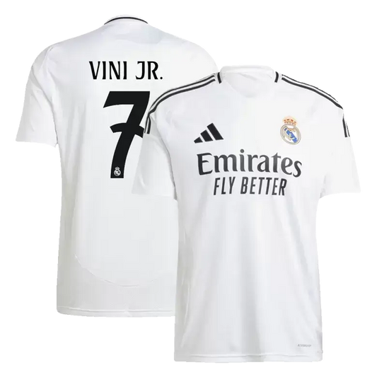 Real Madrid VINI JR. #7 2024/25 Jersey Home Edition