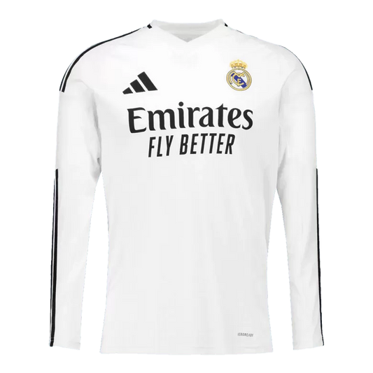 Real Madrid 2024/25 Long Sleeve Jersey Home Edition