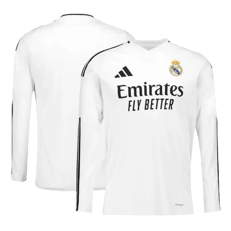 Real Madrid 2024/25 Long Sleeve Jersey Home Edition