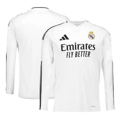 Real Madrid 2024/25 Long Sleeve Jersey Home Edition