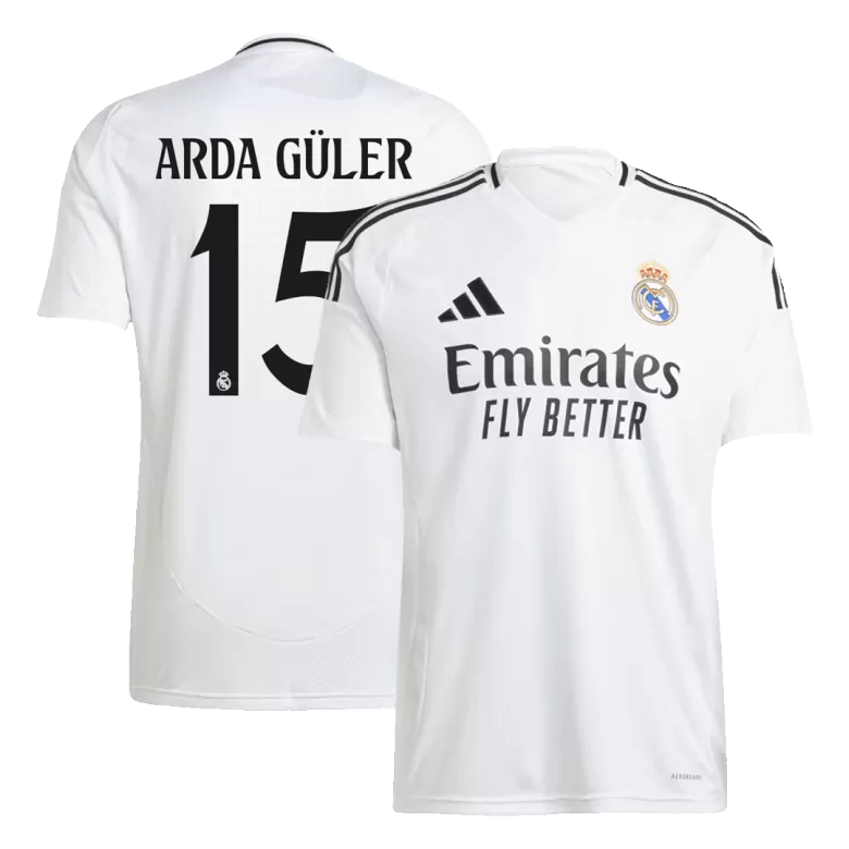 Real Madrid ARDA GÜLER #15 2024/25 Jersey Home Edition