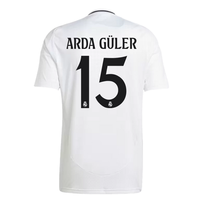 Real Madrid ARDA GÜLER #15 2024/25 Jersey Home Edition