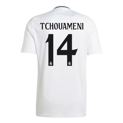 Real Madrid TCHOUAMENI #14 2024/25 Jersey Home Edition