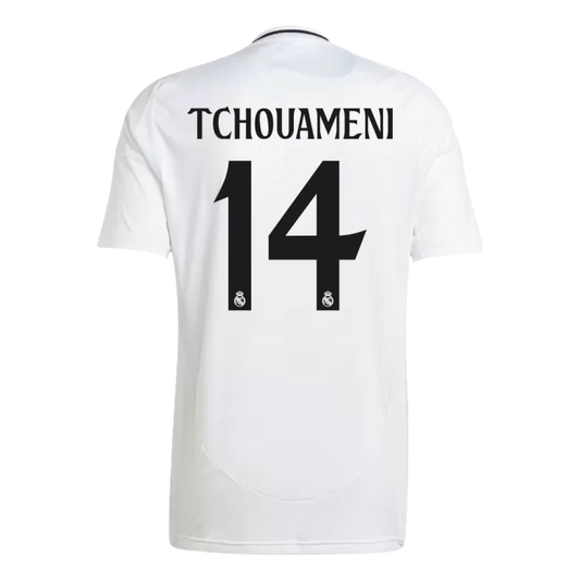 Real Madrid TCHOUAMENI #14 2024/25 Jersey Home Edition