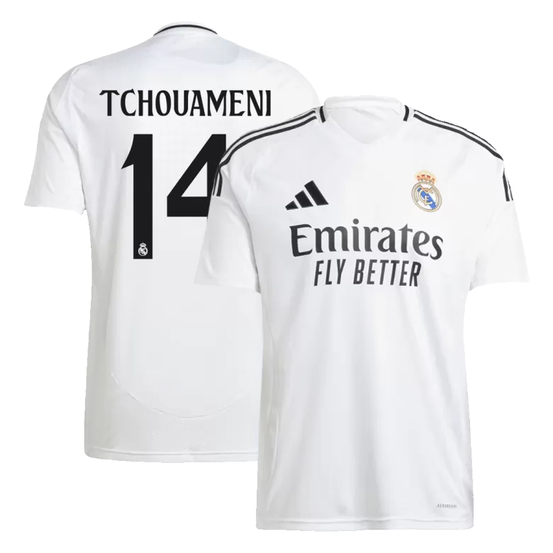 Real Madrid TCHOUAMENI #14 2024/25 Jersey Home Edition