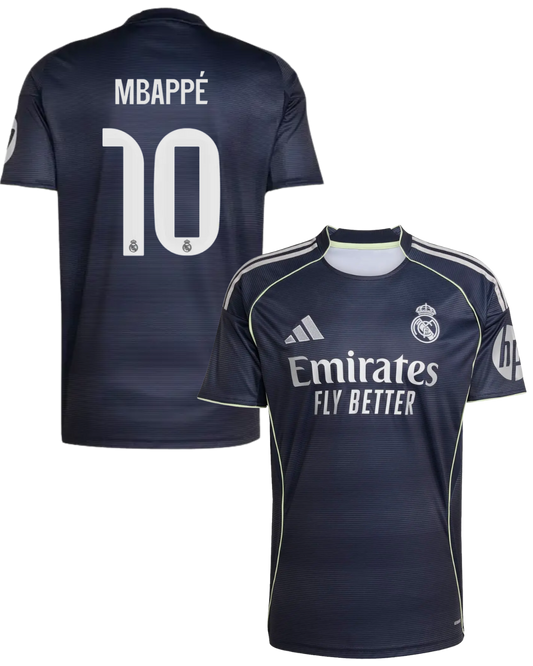 Real Madrid MBAPPE #10 2025/26 Jersey Away Edition