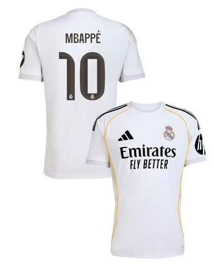 Real Madrid MBAPPE #10 2025/26 Jersey Home Edition