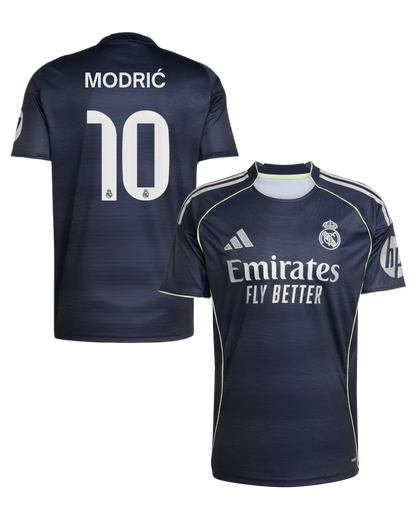 Real Madrid MODRIĆ #10 2025/26 Jersey Away Edition