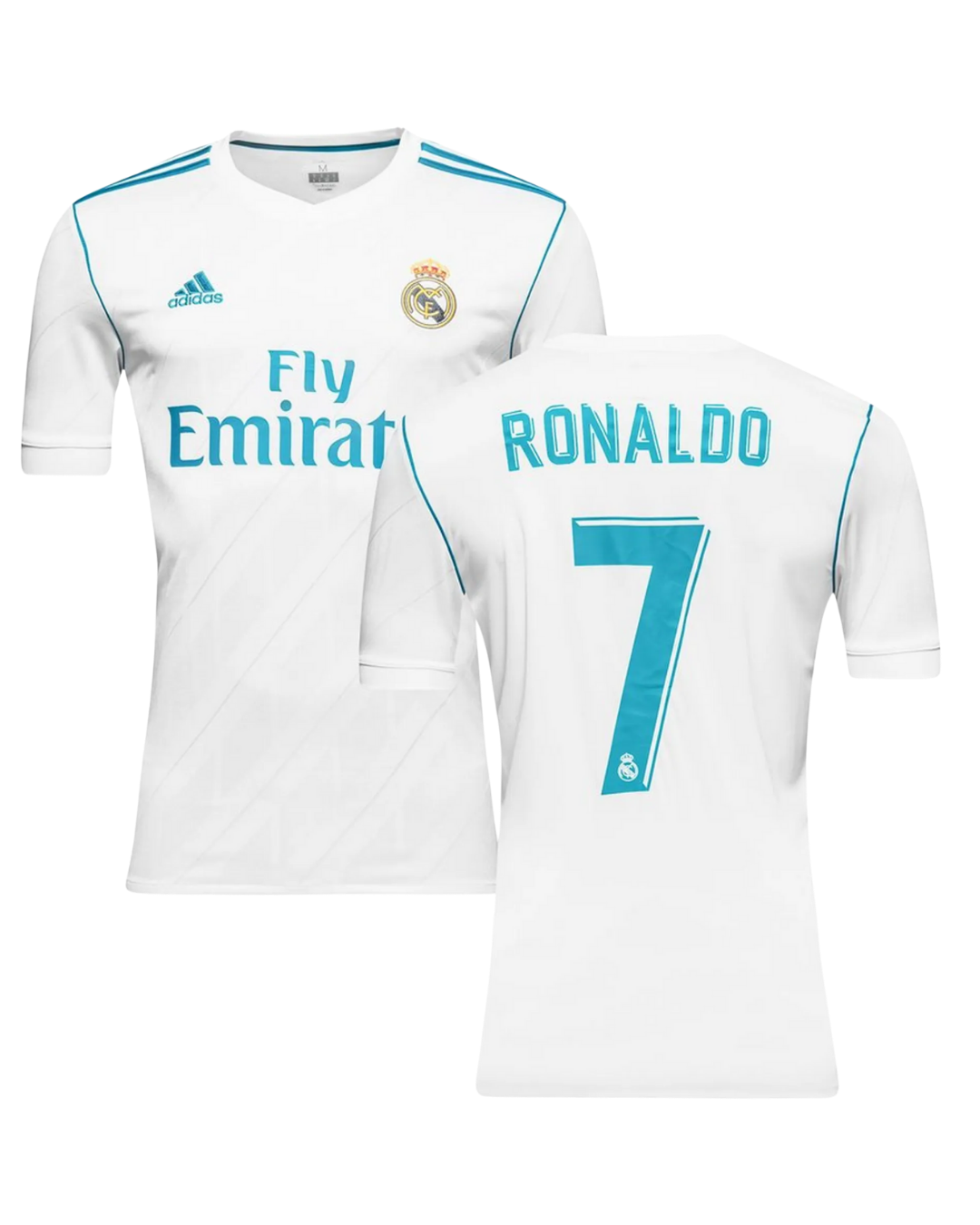 Real Madrid RONALDO #7 2017/18 Jersey Home Edition - Retro