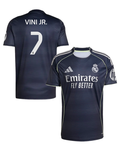 Real Madrid VINI JR. #7 2025/26 Jersey Away Edition