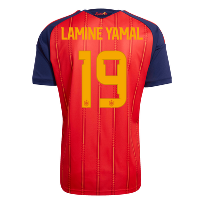 Spain LAMINE YAMAL #19 2026 World Cup Home Jersey